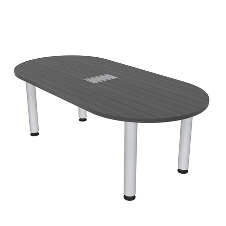 Skutchi Designs 33.5 in W, 59.5 in L, 29 in H, Engineered Wood Top, Grey H-RAC-3460-PT-AN-EL